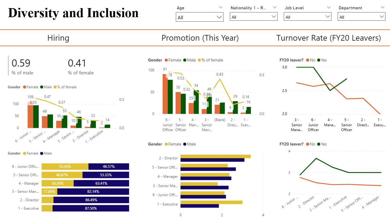 Diversity & Inclusion KPI Monitoring System